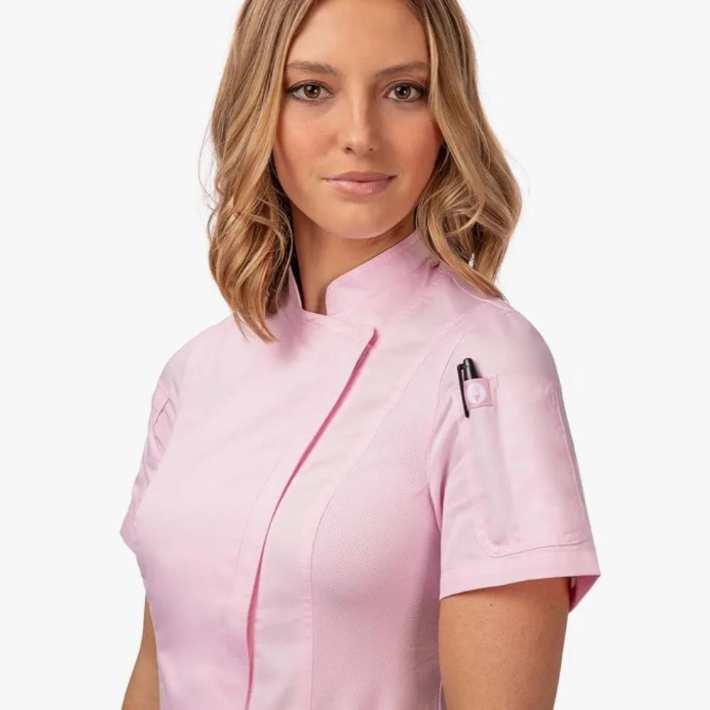 Chef Works Women's Springfield Chef Coat size M - Picture 4 of 11